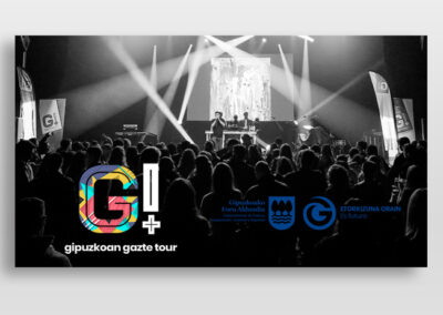 Gipuzkoan Gazte Tour musika eta arte eszenikoen inguruan hainbat ekimen biltzen dituen programa da. Horbelek programaren zabalkuntza egiten du.